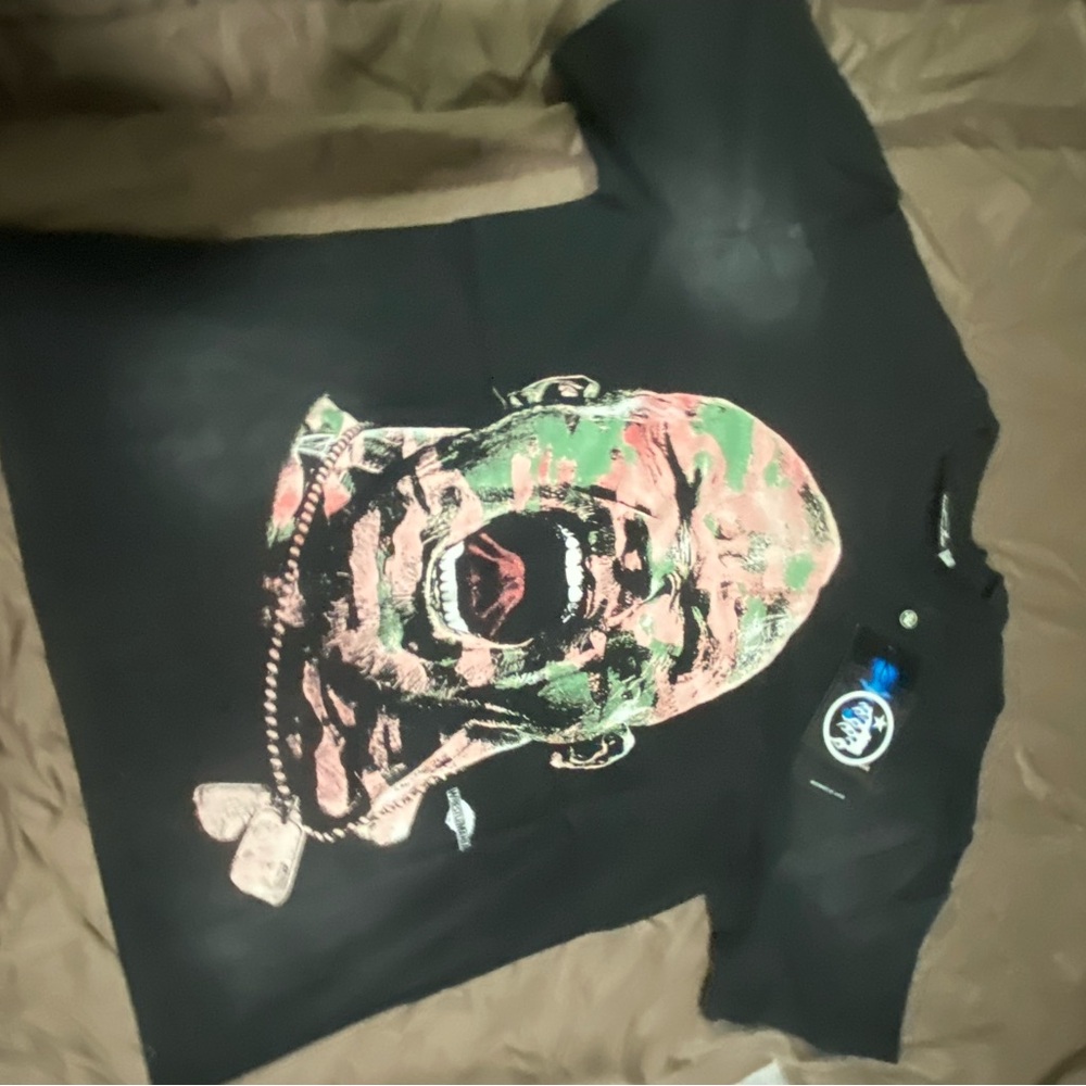 Black Graphic T-Shirt with Bold Design